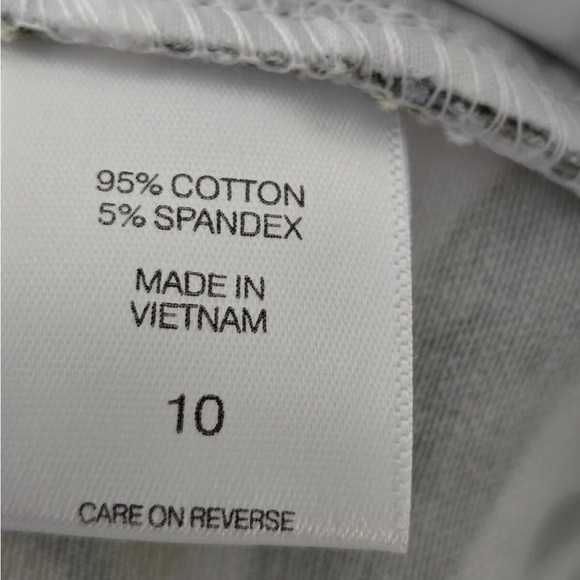 New York & Company Dress Pants Women 10 Audrey High Rise Multicolor Hawaiian New - Picture 10 of 10